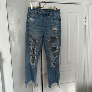american eagle mom jeans